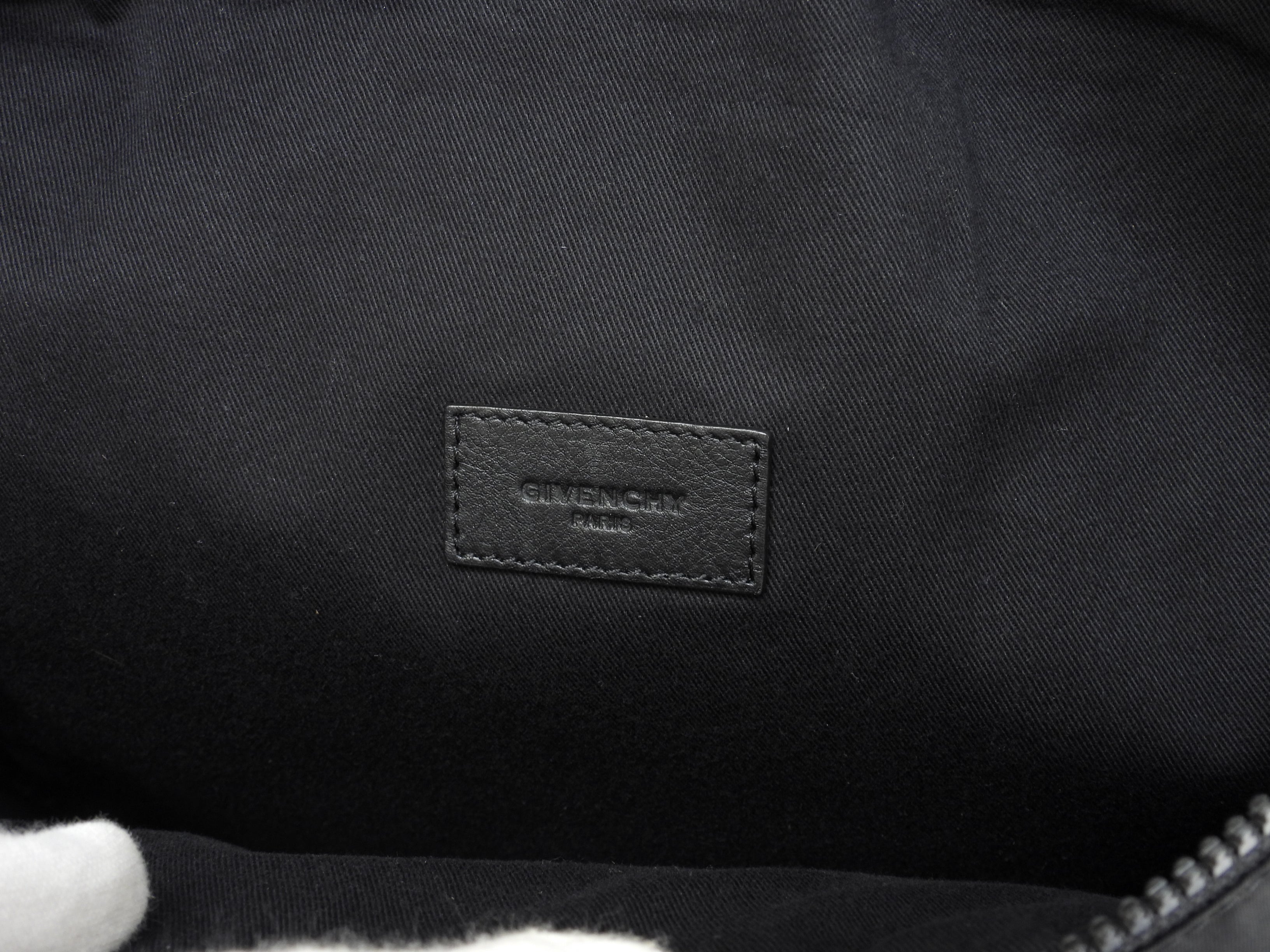 Givenchy Zaino in nylon nero, rosso e blu, zaino a tracolla @ZEA0198