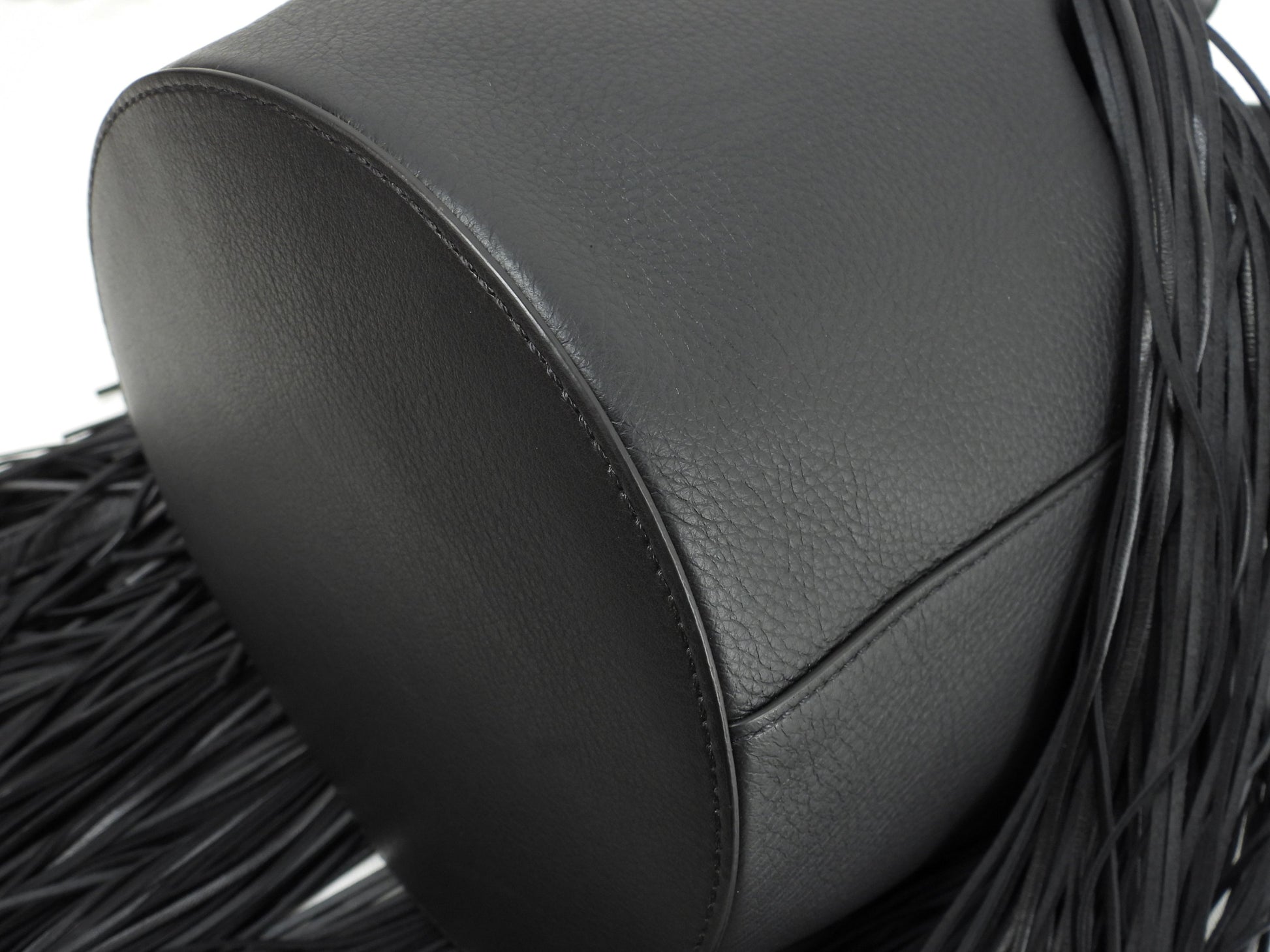 J&Mdavidson Carnival Frange, borsa a tracolla 2way in pelle nera, condizioni eccellenti@TBA