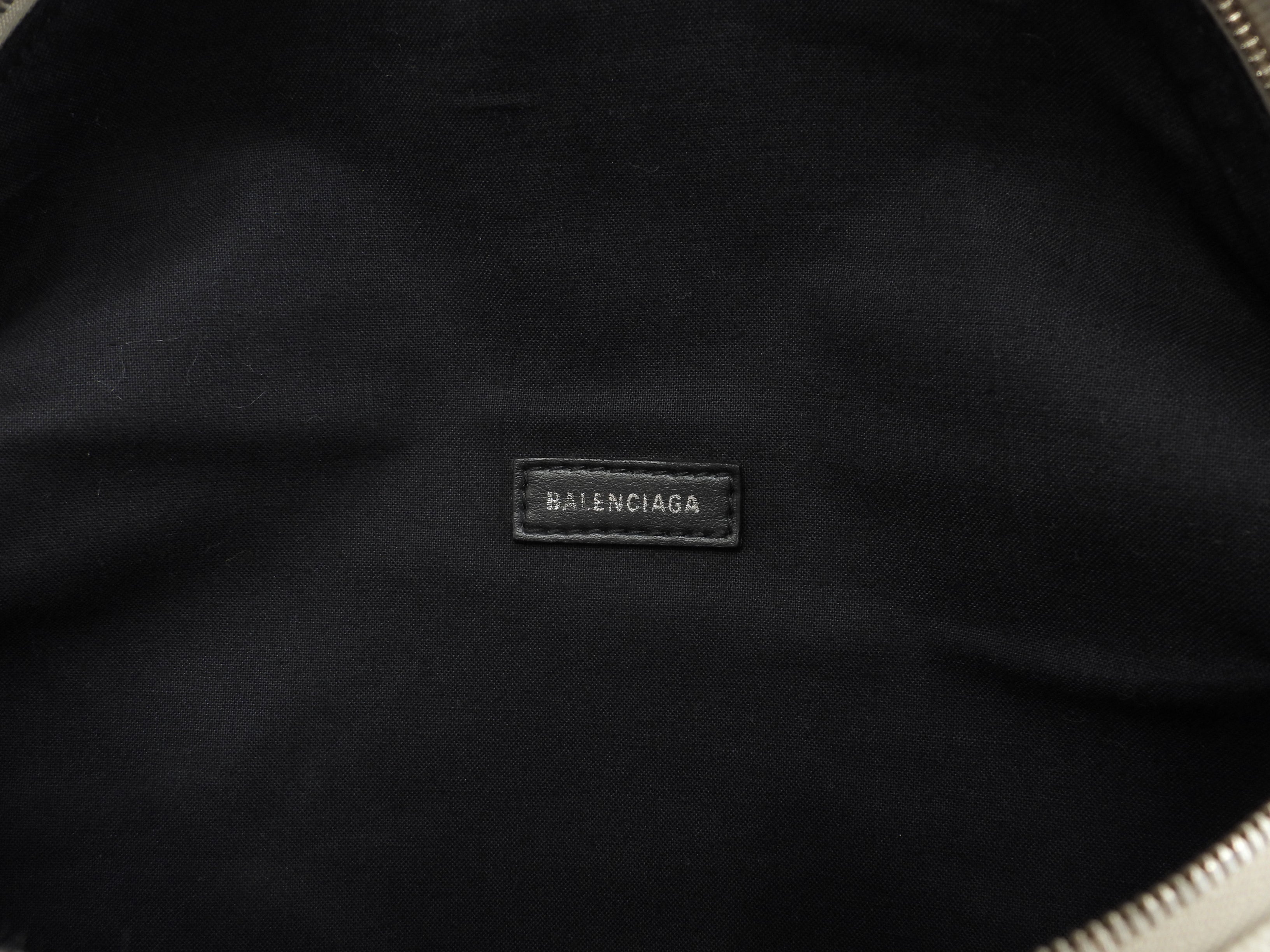 Balenciaga Marsupio Everyday in denim di cotone bianco, borsa a tracolla, marsupio @ 33