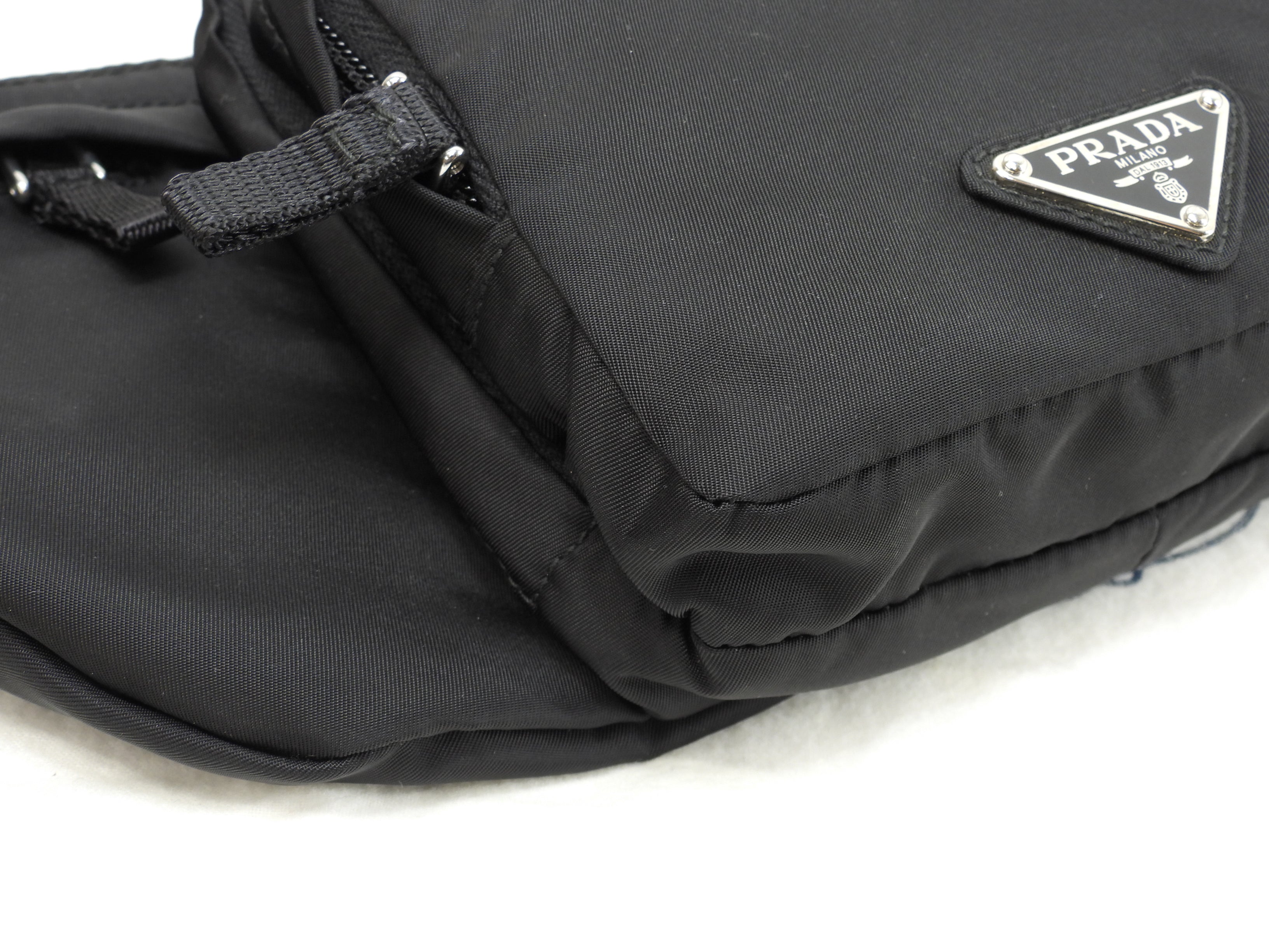 Prada marsupio in nylon nero, in ottime condizioni @58/C