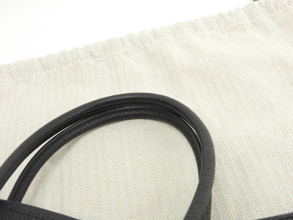 Hermès Garden Party TPM Négonda Nero Borsa a Mano Tote Come Nuova @Z 3