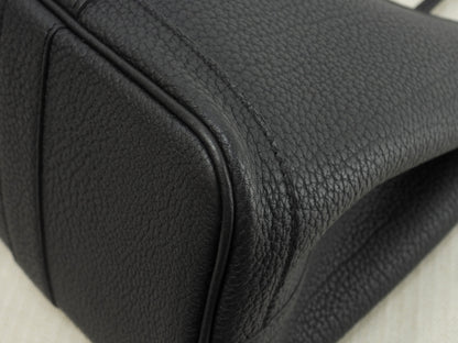 Hermès Garden Party TPM Négonda Nero Borsa a Mano Tote Come Nuova @Z 3