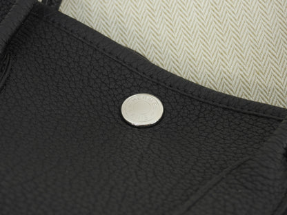 Hermès Garden Party TPM Négonda Nero Borsa a Mano Tote Come Nuova @Z 3