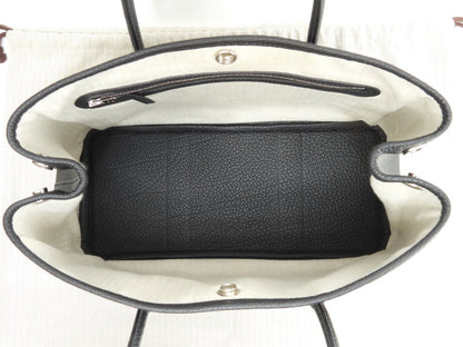 Hermès Garden Party TPM Négonda Nero Borsa a Mano Tote Come Nuova @Z 3