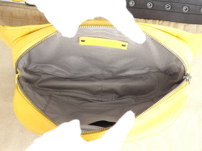 Bottega Veneta marsupio Intrecciato pelle gialla, marsupio in ottime condizioni @B07266625S