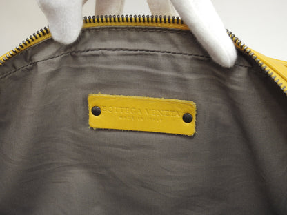 Bottega Veneta marsupio Intrecciato pelle gialla, marsupio in ottime condizioni @B07266625S