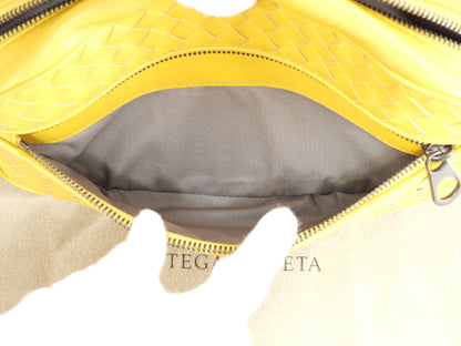 Bottega Veneta marsupio Intrecciato pelle gialla, marsupio in ottime condizioni @B07266625S