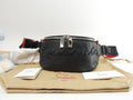 Christian Louboutin borsa a tracolla MarieJane in pelle nera e rossa @2