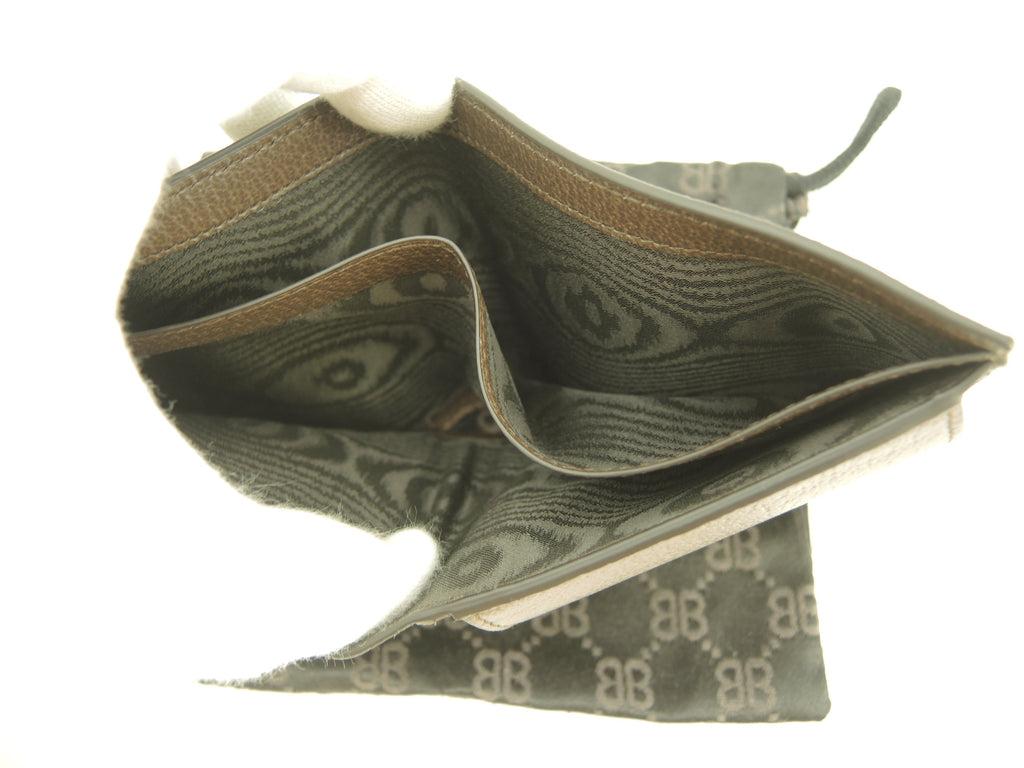 Gucci Balenciaga Portafoglio bi-fold Old BB grigio Uomo Portafoglio compatto Nuovo@ 6