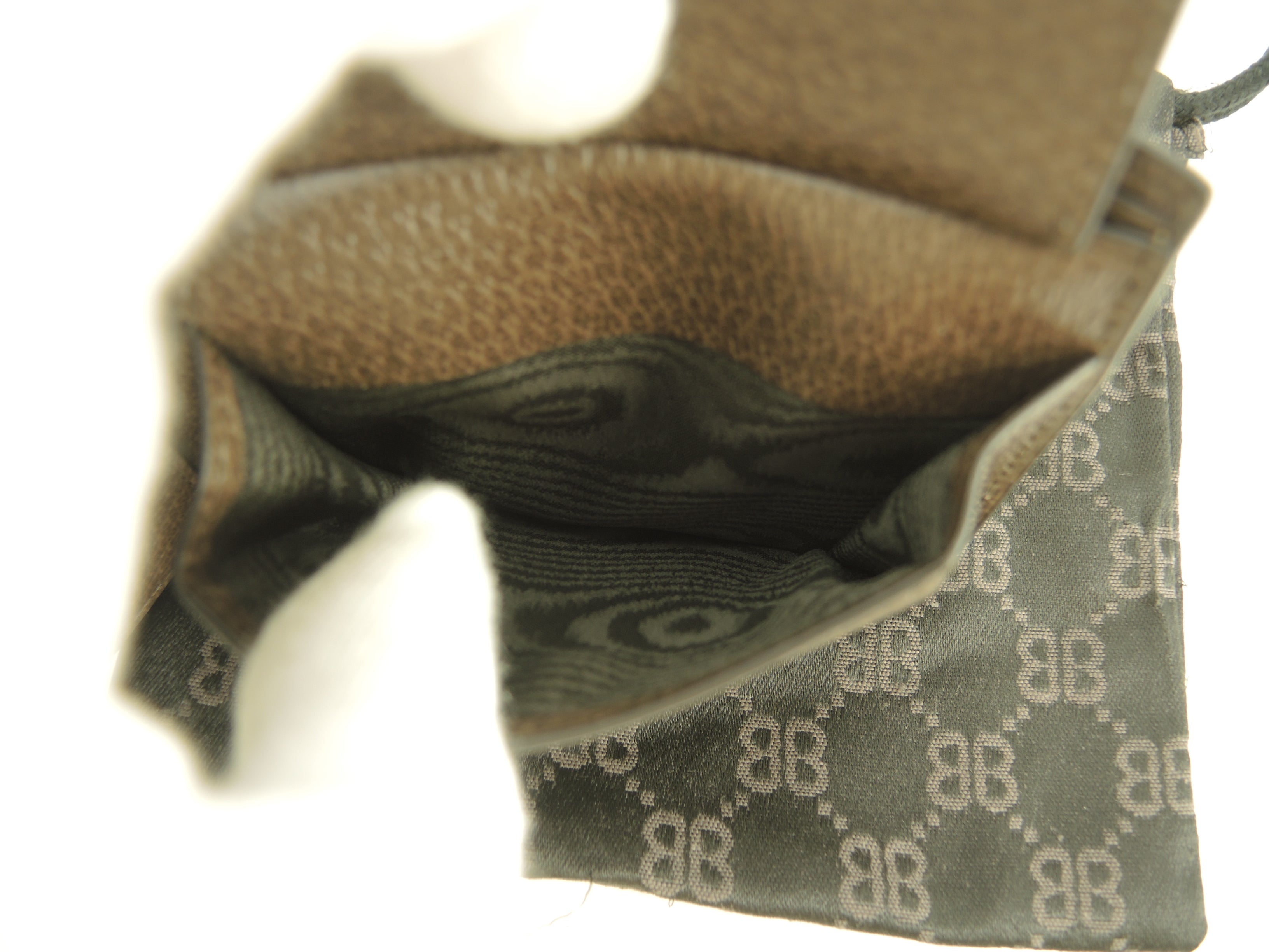 Gucci Balenciaga Portafoglio bi-fold Old BB grigio Uomo Portafoglio compatto Nuovo@ 6