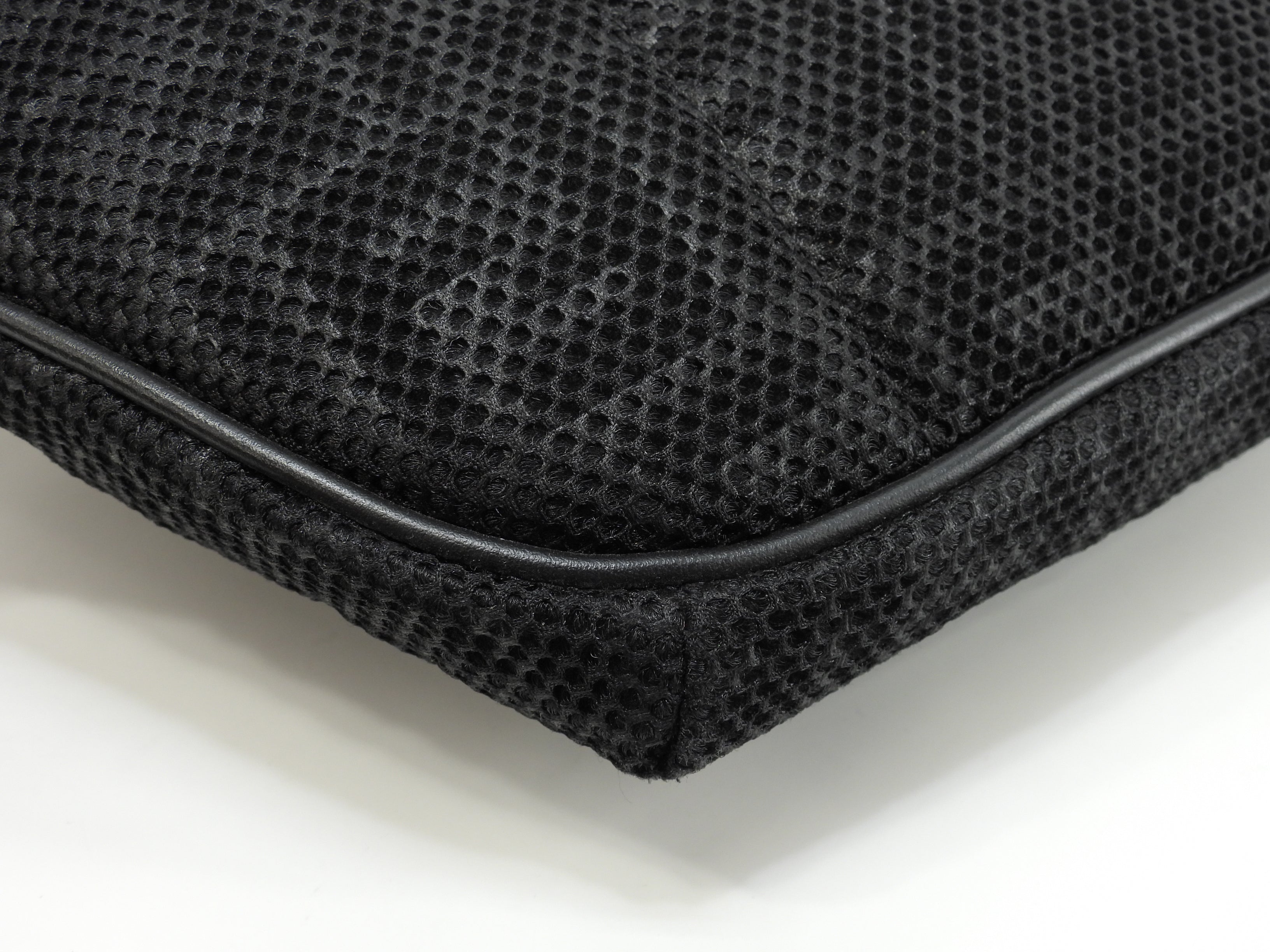 Fendi marsupio in nylon a rete nero borsa a tracolla@ 1