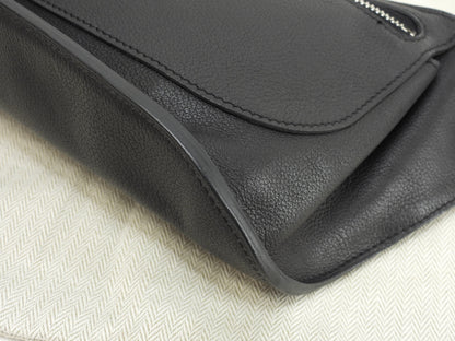 Hermès marsupio Chiquita 100 in pelle nera da uomo, tracolla, borsa a tracolla@□O