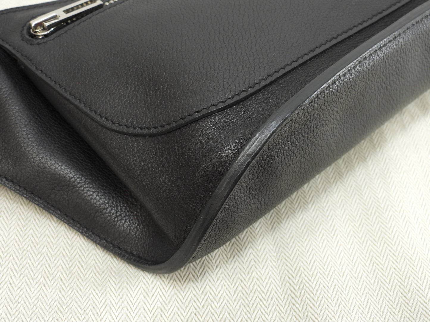 Hermès marsupio Chiquita 100 in pelle nera da uomo, tracolla, borsa a tracolla@□O