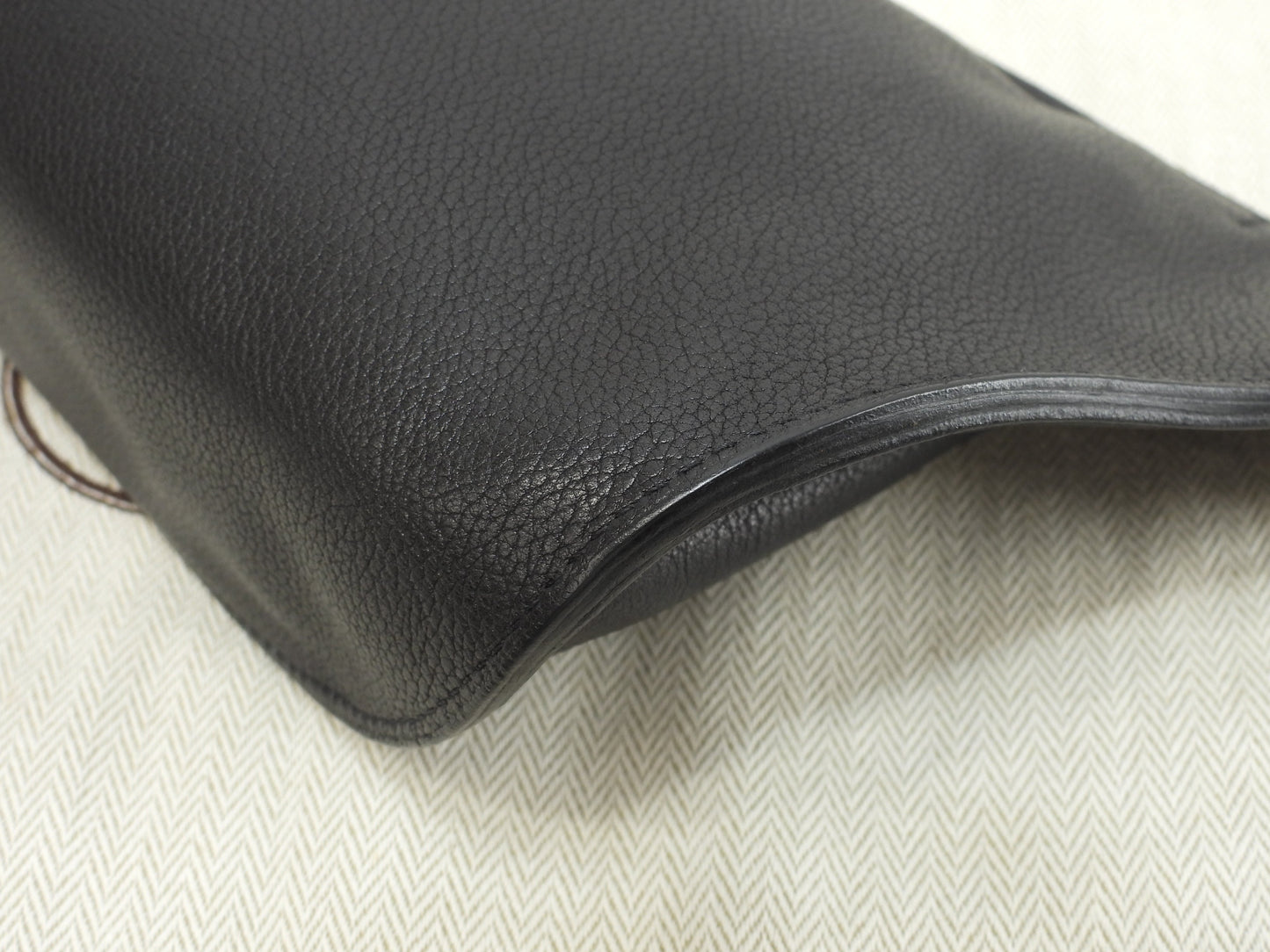 Hermès marsupio Chiquita 100 in pelle nera da uomo, tracolla, borsa a tracolla@□O