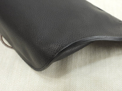Hermès marsupio Chiquita 100 in pelle nera da uomo, tracolla, borsa a tracolla@□O