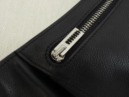 Hermès marsupio Chiquita 100 in pelle nera da uomo, tracolla, borsa a tracolla@□O