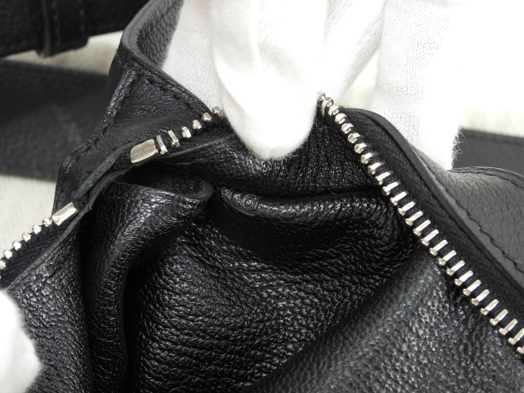 Hermès marsupio Chiquita 100 in pelle nera da uomo, tracolla, borsa a tracolla@□O