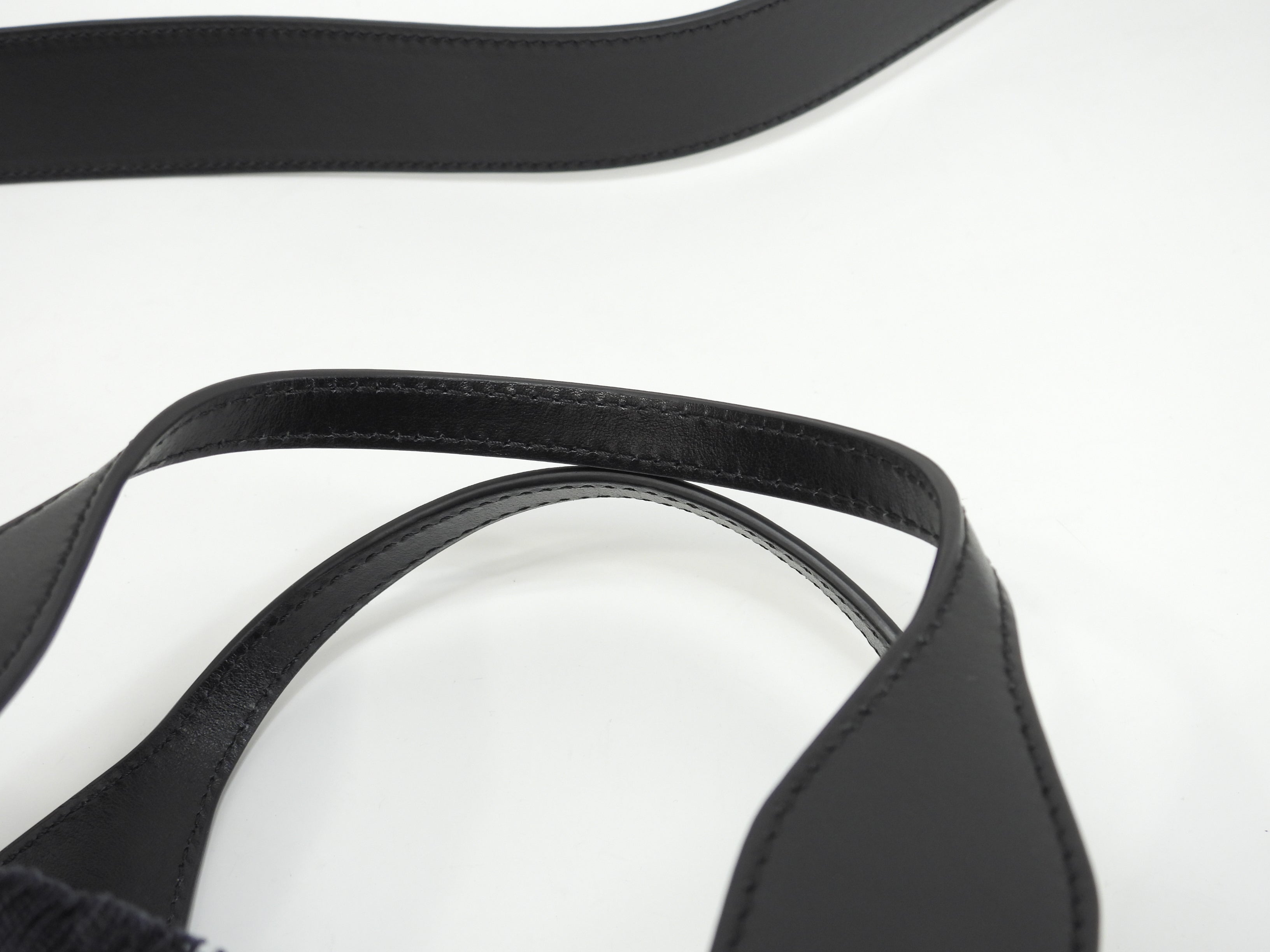Christian Louboutin borsa tote piccola Frangibus nera, borsa a mano con tracolla, come nuova@ 4