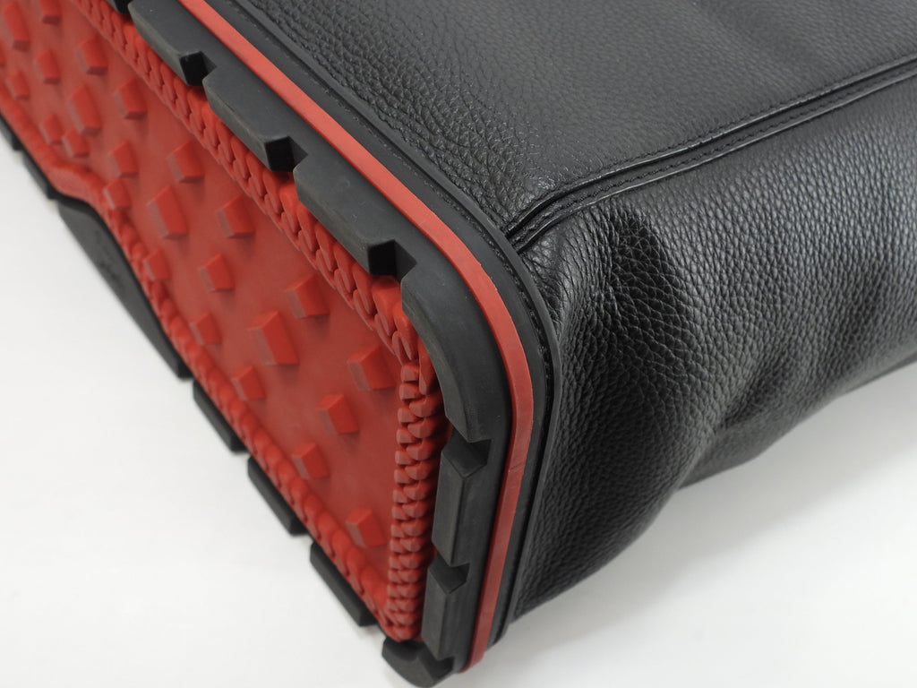 クリスチャンルブタン トートバッグ Kabiker レザー黒 メンズショルダー 美品@ 11