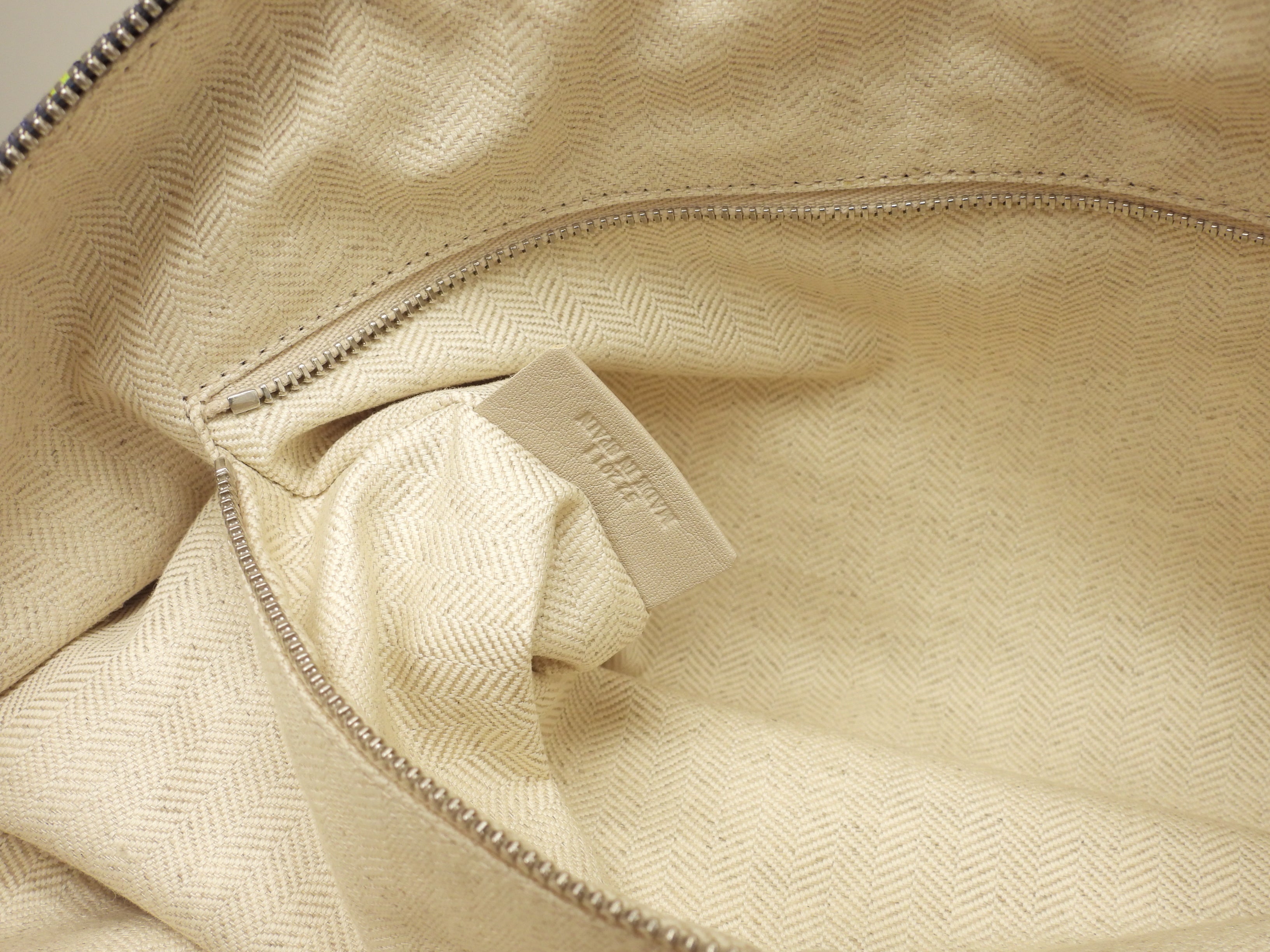 Loewe Shark Bag Paula's Ibiza cotone pelle blu borsa a tracolla con tracolla edizione limitata nuova di zecca @ 1