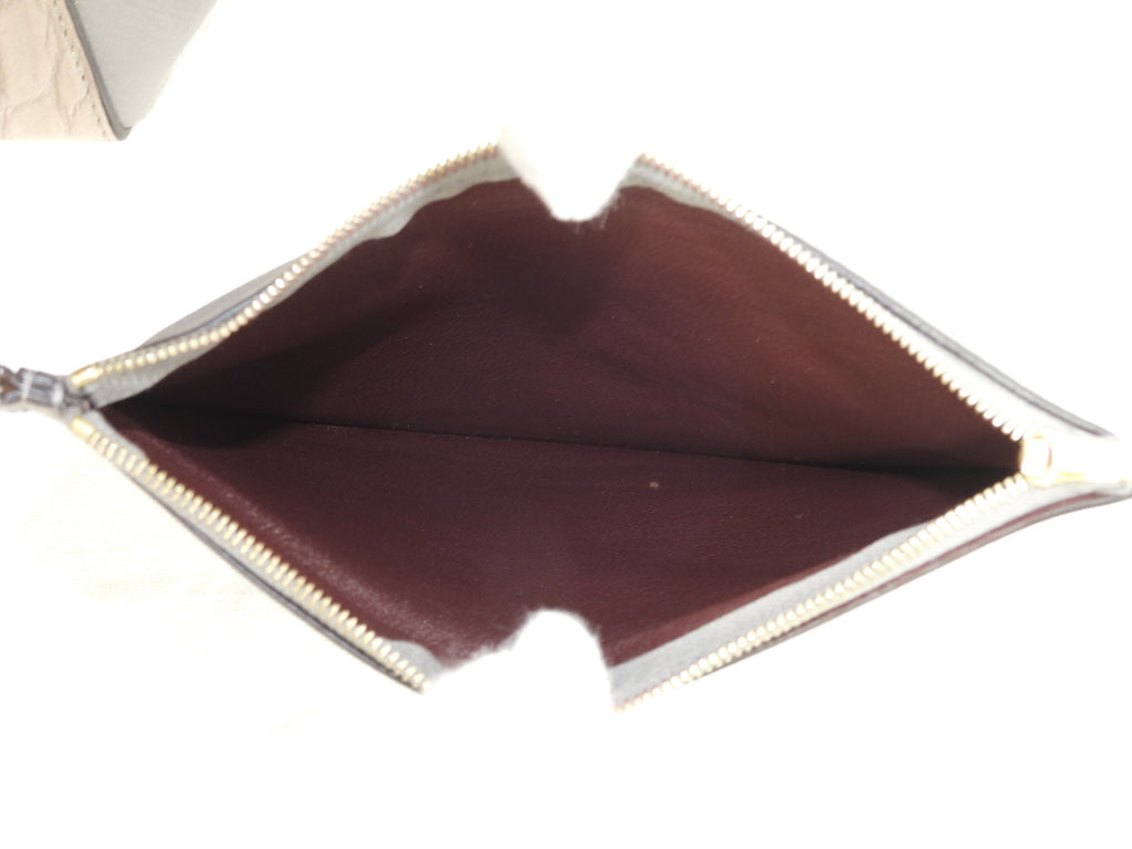 Celine Cabas Phantom Small borsa tote a tracolla in pelle goffrata coccodrillo grigia @F-PA-0162