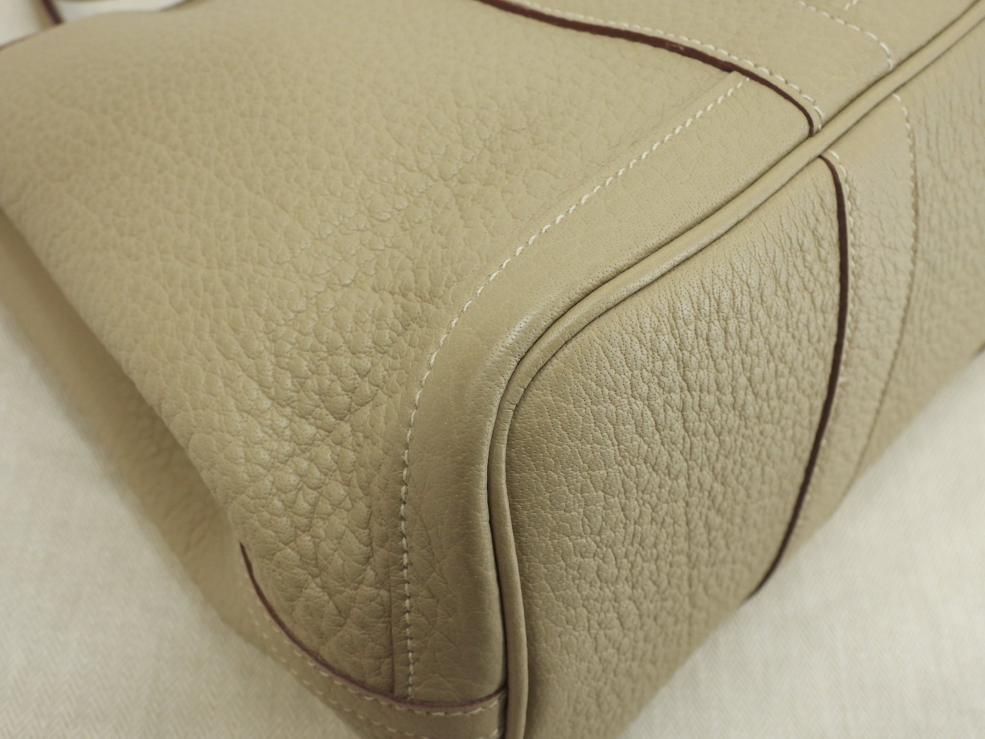 Hermès Garden Party TPM Negonda Parchemin Borsa a mano Shopper Condizioni eccellenti@□L 5