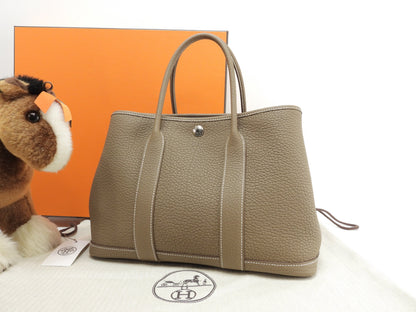 Hermes Garden Party TPM Negonda Etoupe Borsa a Mano Tote Come Nuova@U