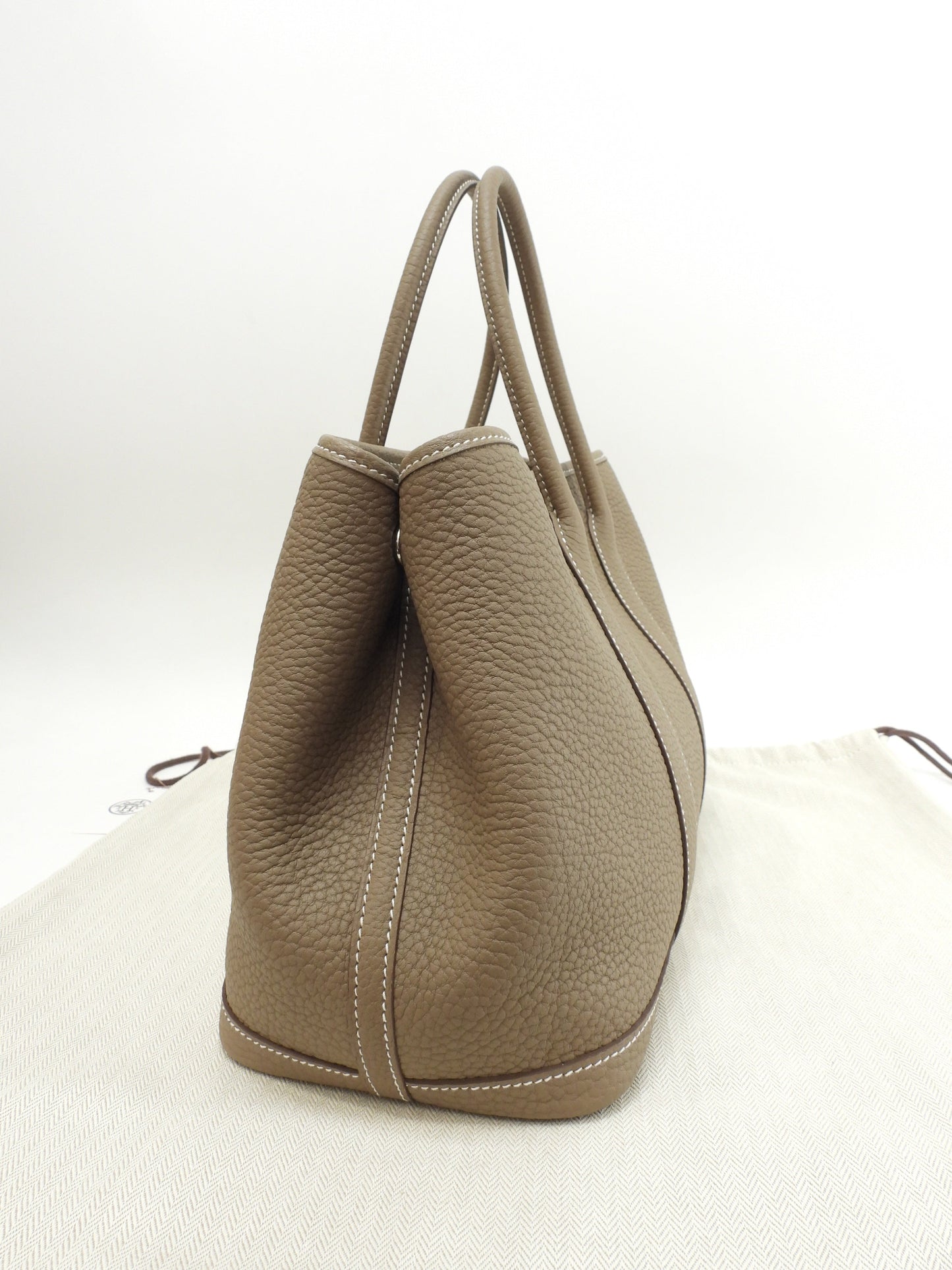 Hermes Garden Party TPM Negonda Etoupe Borsa a Mano Tote Come Nuova@U