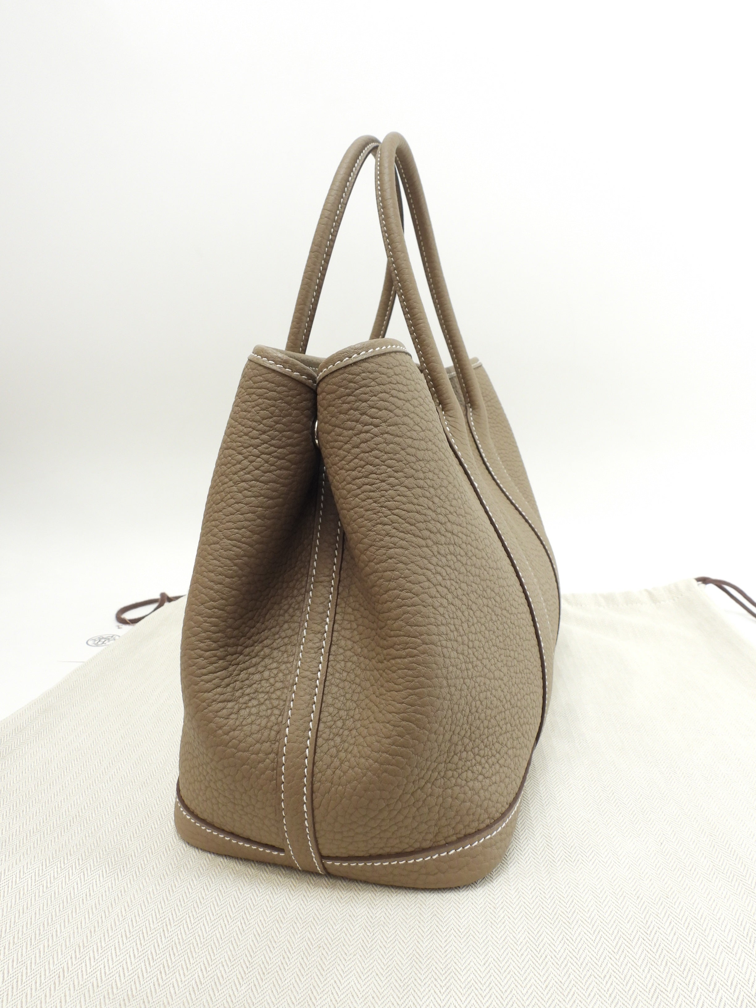 Hermes Garden Party TPM Negonda Etoupe Borsa a Mano Tote Come Nuova@U