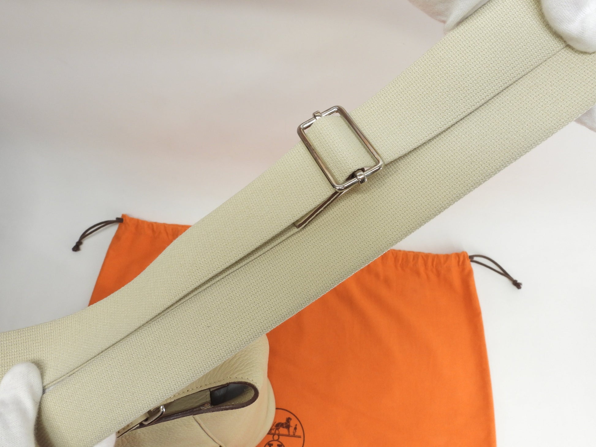 Hermès Goodnews GM Trillon Clemence Parchemin Borsa a tracolla @□L 6