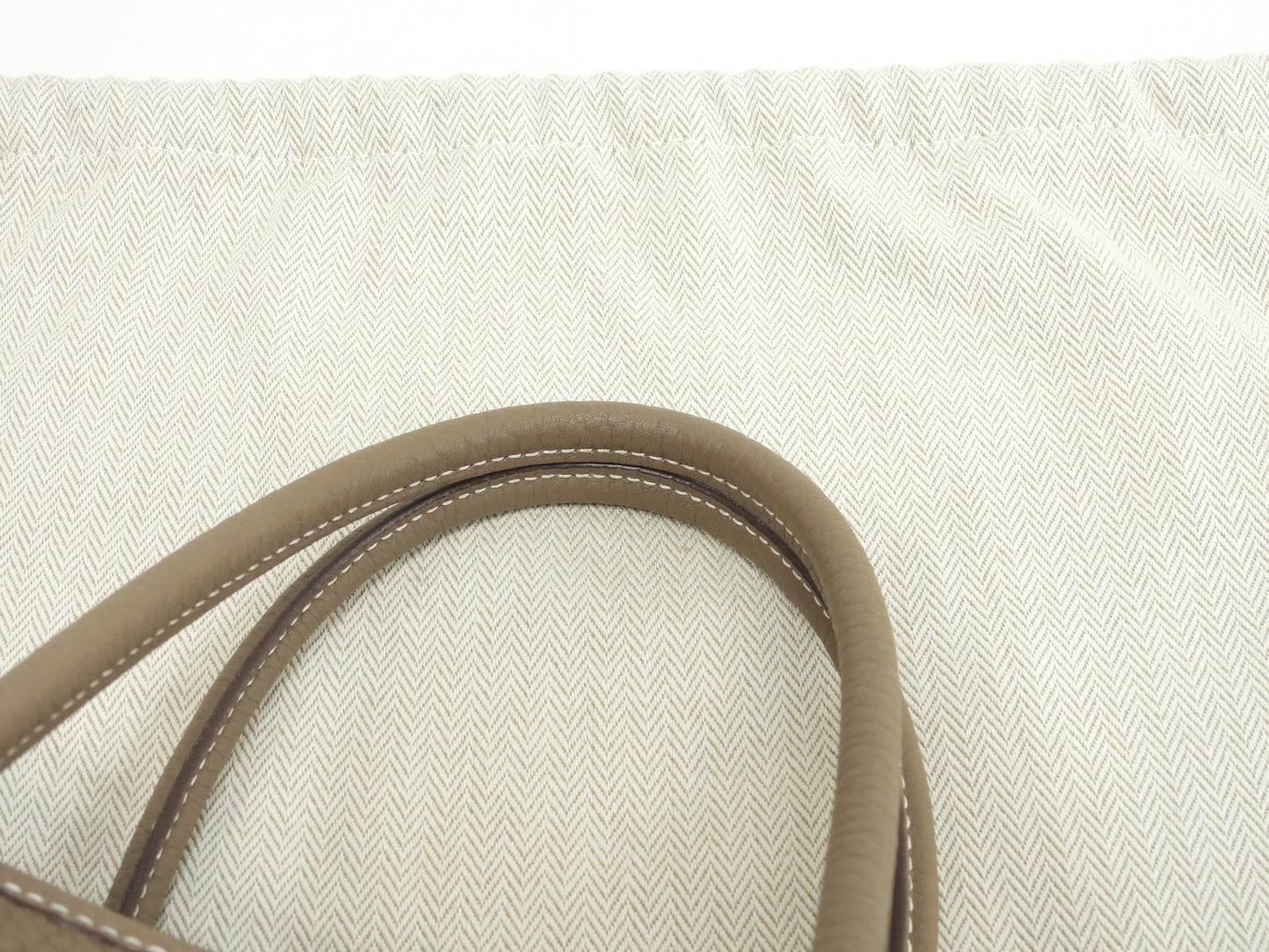 Hermes Garden Party TPM Negonda Etoupe Borsa a Mano Tote Come Nuova@U