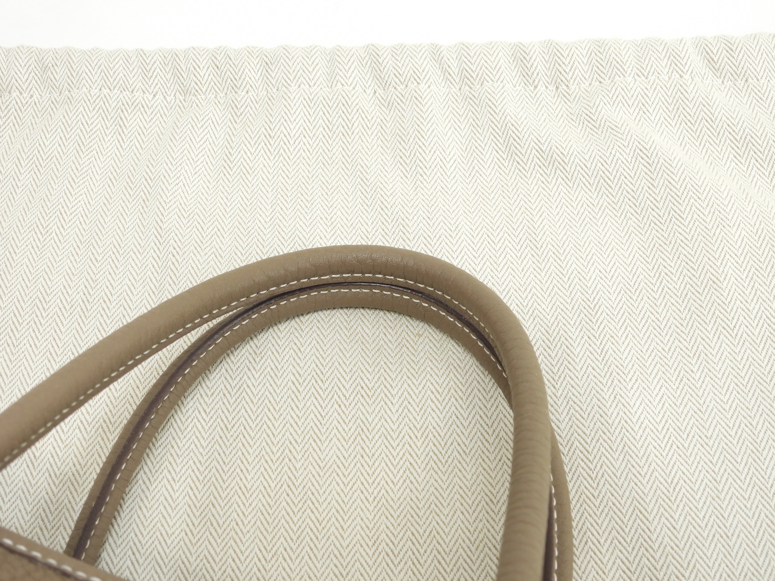 Hermes Garden Party TPM Negonda Etoupe Borsa a Mano Tote Come Nuova@U