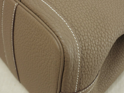 Hermes Garden Party TPM Negonda Etoupe Borsa a Mano Tote Come Nuova@U
