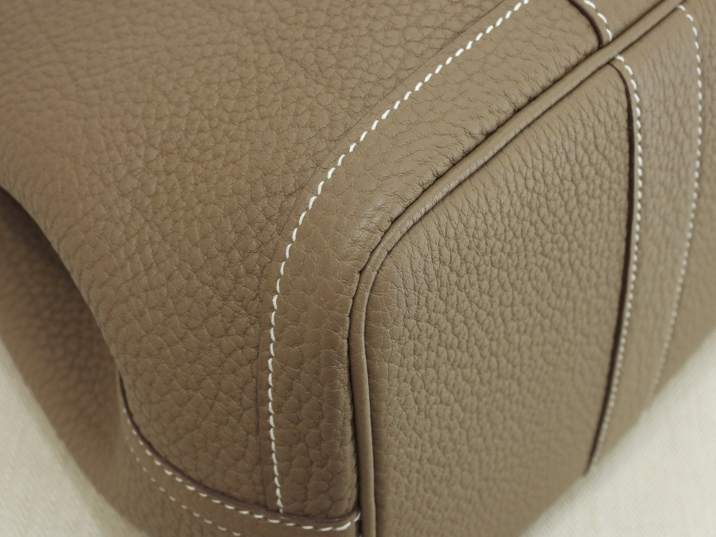 Hermes Garden Party TPM Negonda Etoupe Borsa a Mano Tote Come Nuova@U