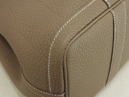Hermes Garden Party TPM Negonda Etoupe Borsa a Mano Tote Come Nuova@U