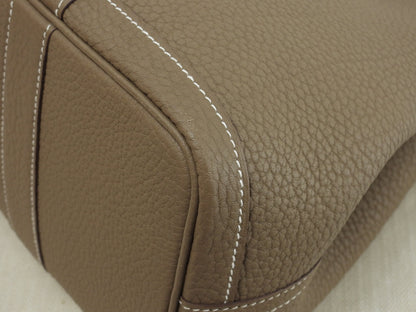 Hermes Garden Party TPM Negonda Etoupe Borsa a Mano Tote Come Nuova@U