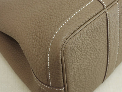 Hermes Garden Party TPM Negonda Etoupe Borsa a Mano Tote Come Nuova@U