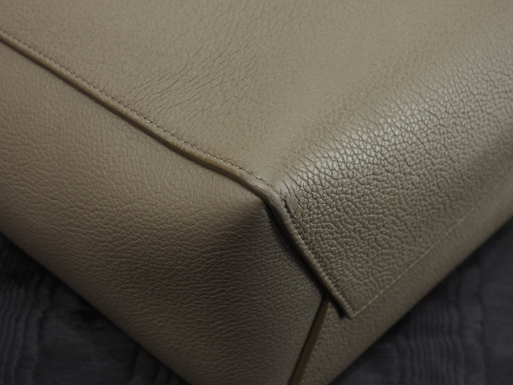 Celine Sangle Bucket Small in pelle color talpa Borsa a spalla@W-AN-2201