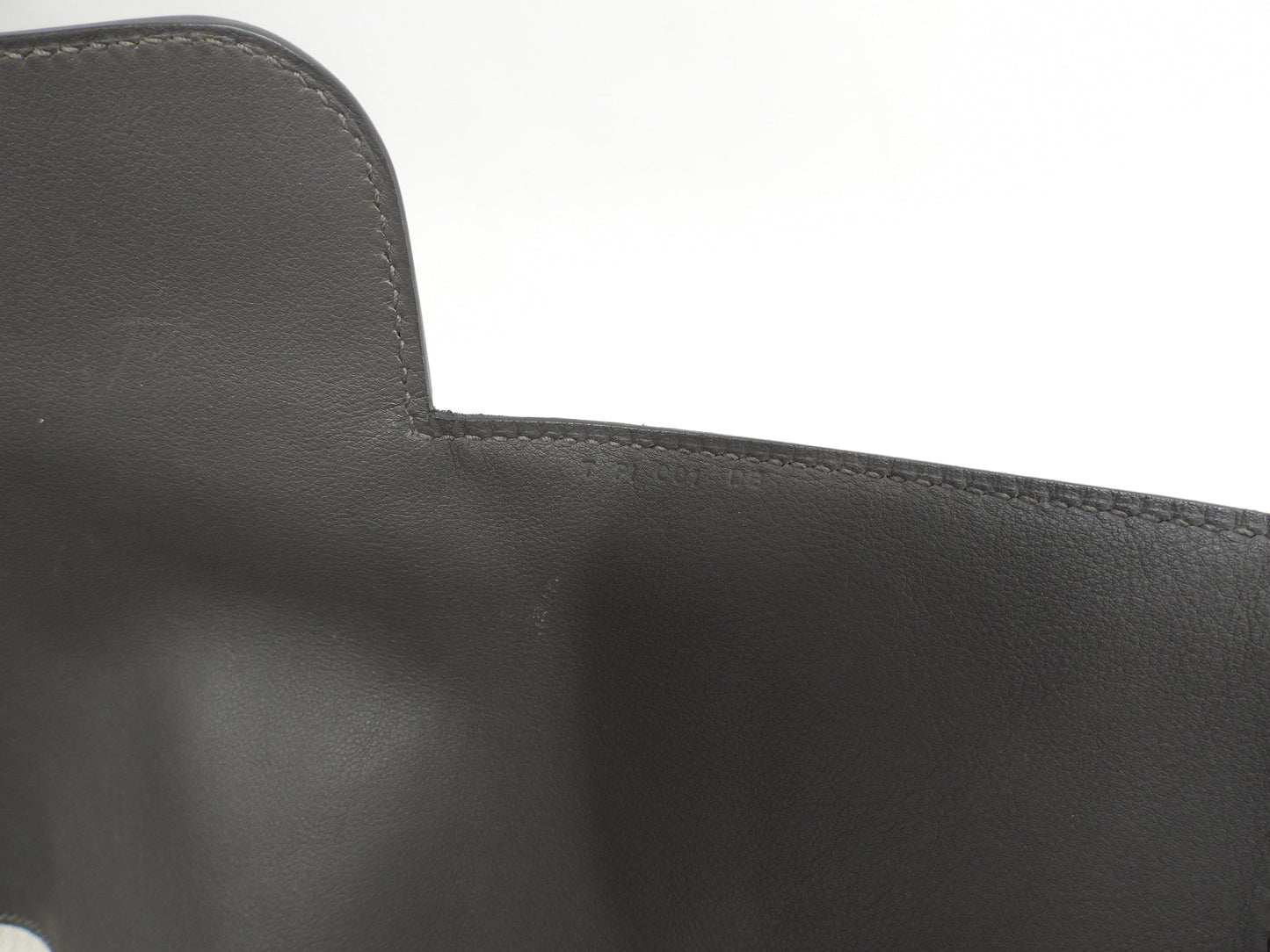 Hermès Toolbox 33 Pelle Swift Graphite Borsa Tote da uomo con tracolla @T