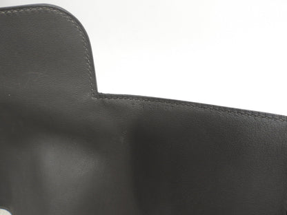 Hermès Toolbox 33 Pelle Swift Graphite Borsa Tote da uomo con tracolla @T
