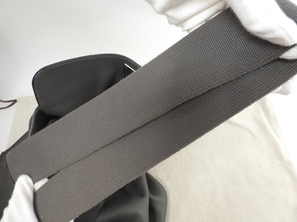 Hermès Toolbox 33 Pelle Swift Graphite Borsa Tote da uomo con tracolla @T