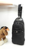 Daniel & Bob borsa a tracolla in nylon e pelle nera, marsupio, borsa a tracolla @ 2