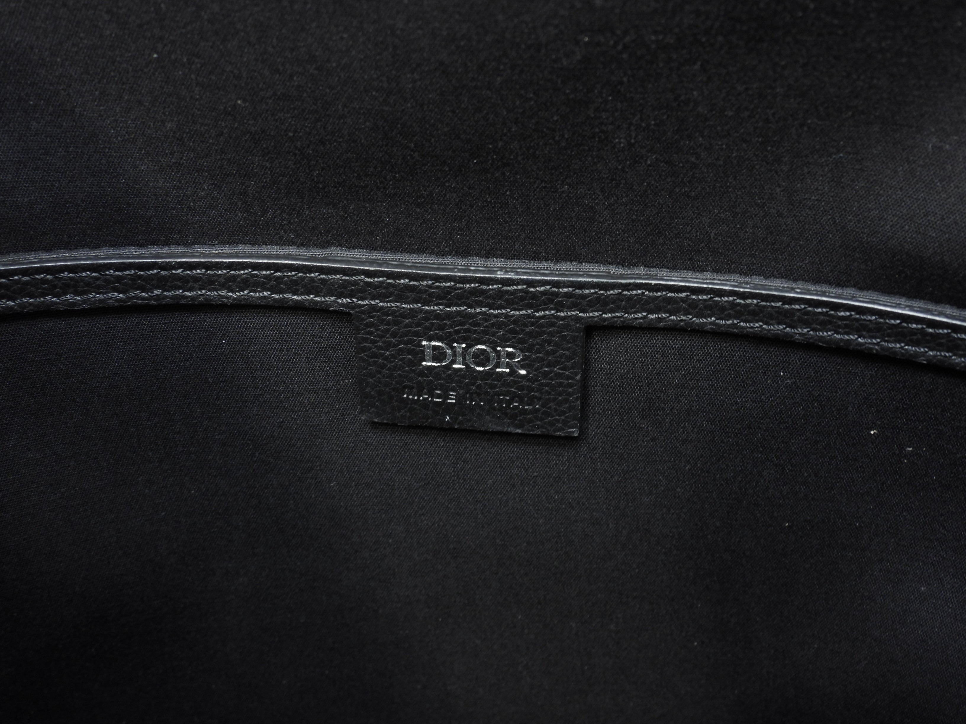 Christian Dior Zaino Motion Oblique Nero Zaino Bellissimo Articolo @ 2