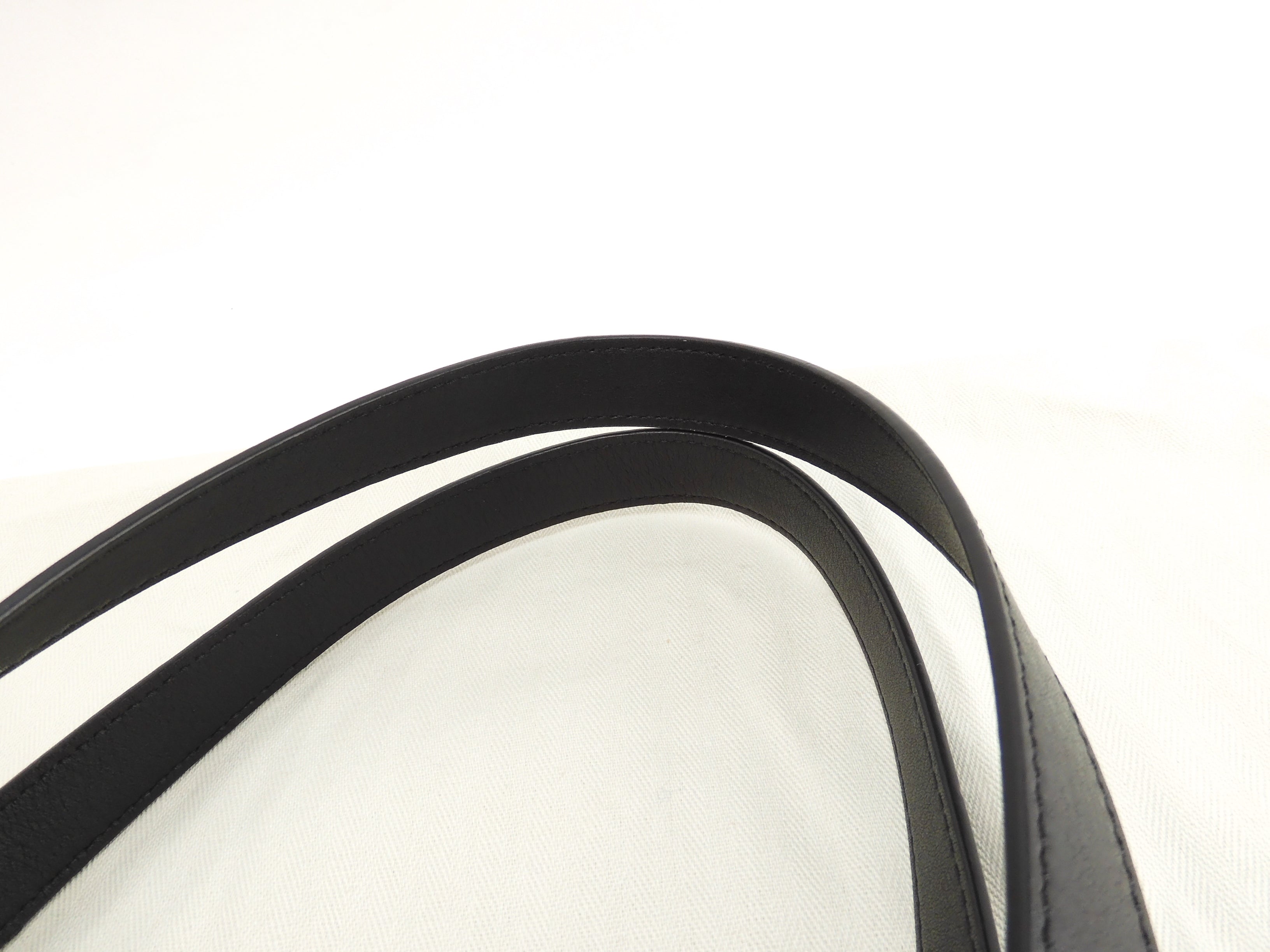 Loewe Borsa Tote Dragon in pelle nera Borsa a tracolla da uomo Come nuova@261941