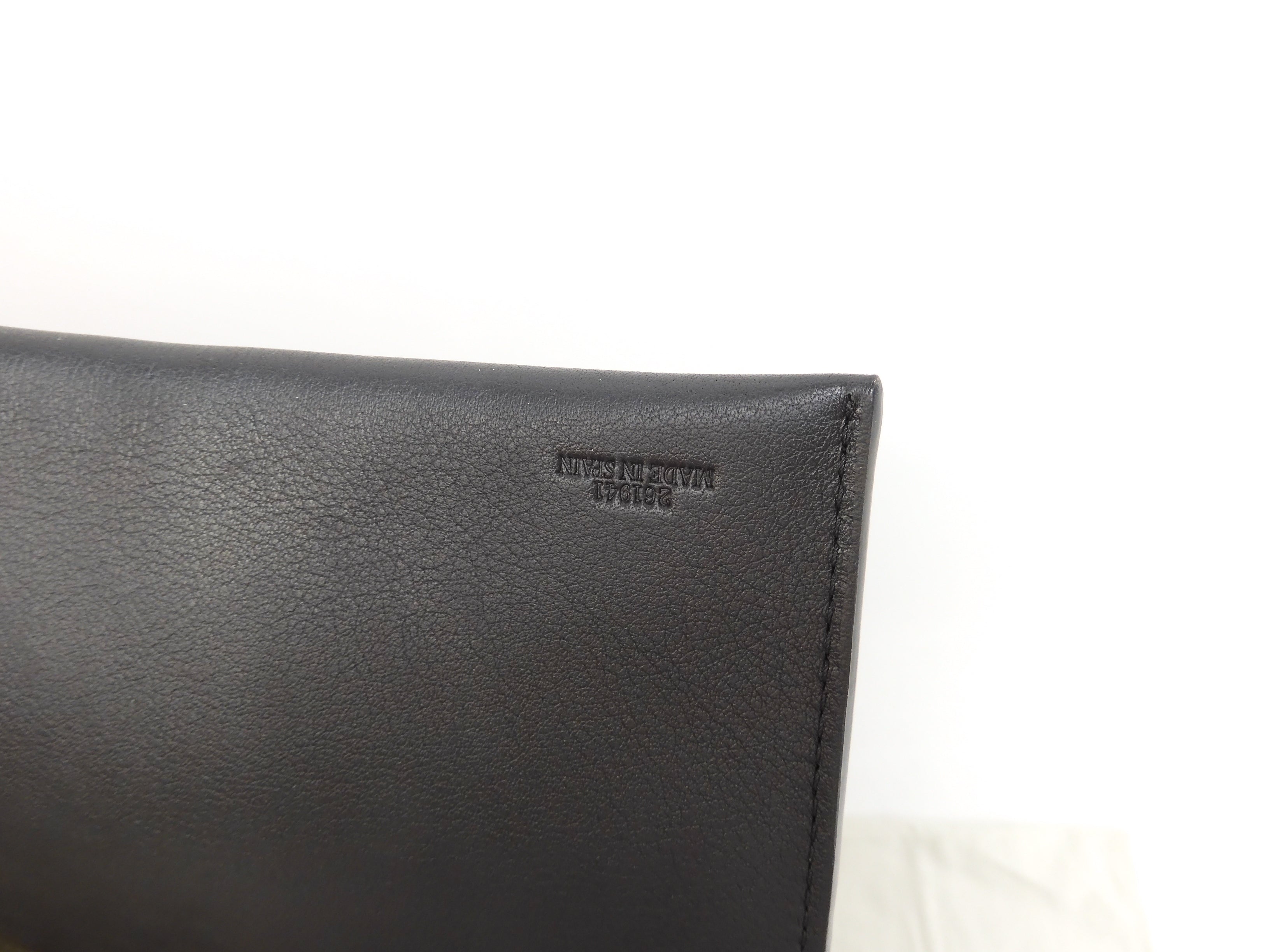 Loewe Borsa Tote Dragon in pelle nera Borsa a tracolla da uomo Come nuova@261941
