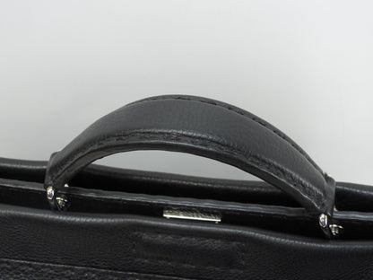 Fendi Peekaboo grande in pelle Selleria nera da uomo, borsa a mano, borsa da lavoro, condizioni eccellenti@ 20