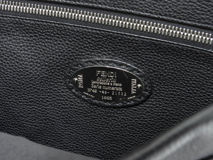 Fendi Peekaboo grande in pelle Selleria nera da uomo, borsa a mano, borsa da lavoro, condizioni eccellenti@ 20