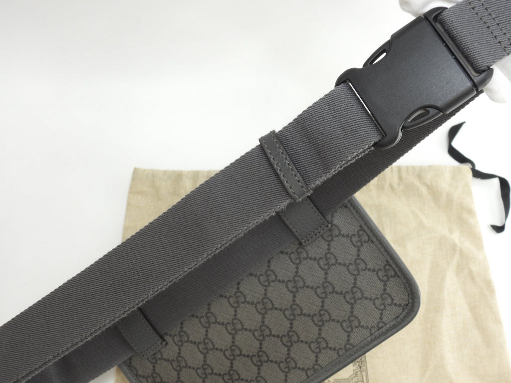 Gucci borsa a tracolla piccola GG Supreme old grigio marsupio bum bag come nuovo @ 8