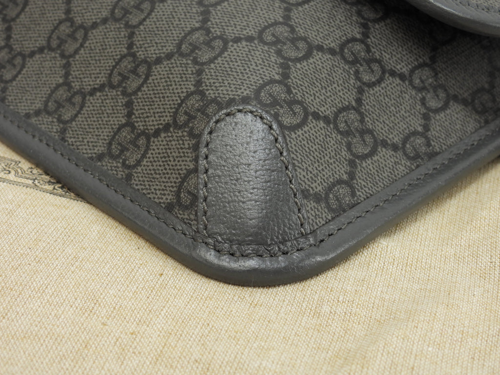 Gucci borsa a tracolla piccola GG Supreme old grigio marsupio bum bag come nuovo @ 8
