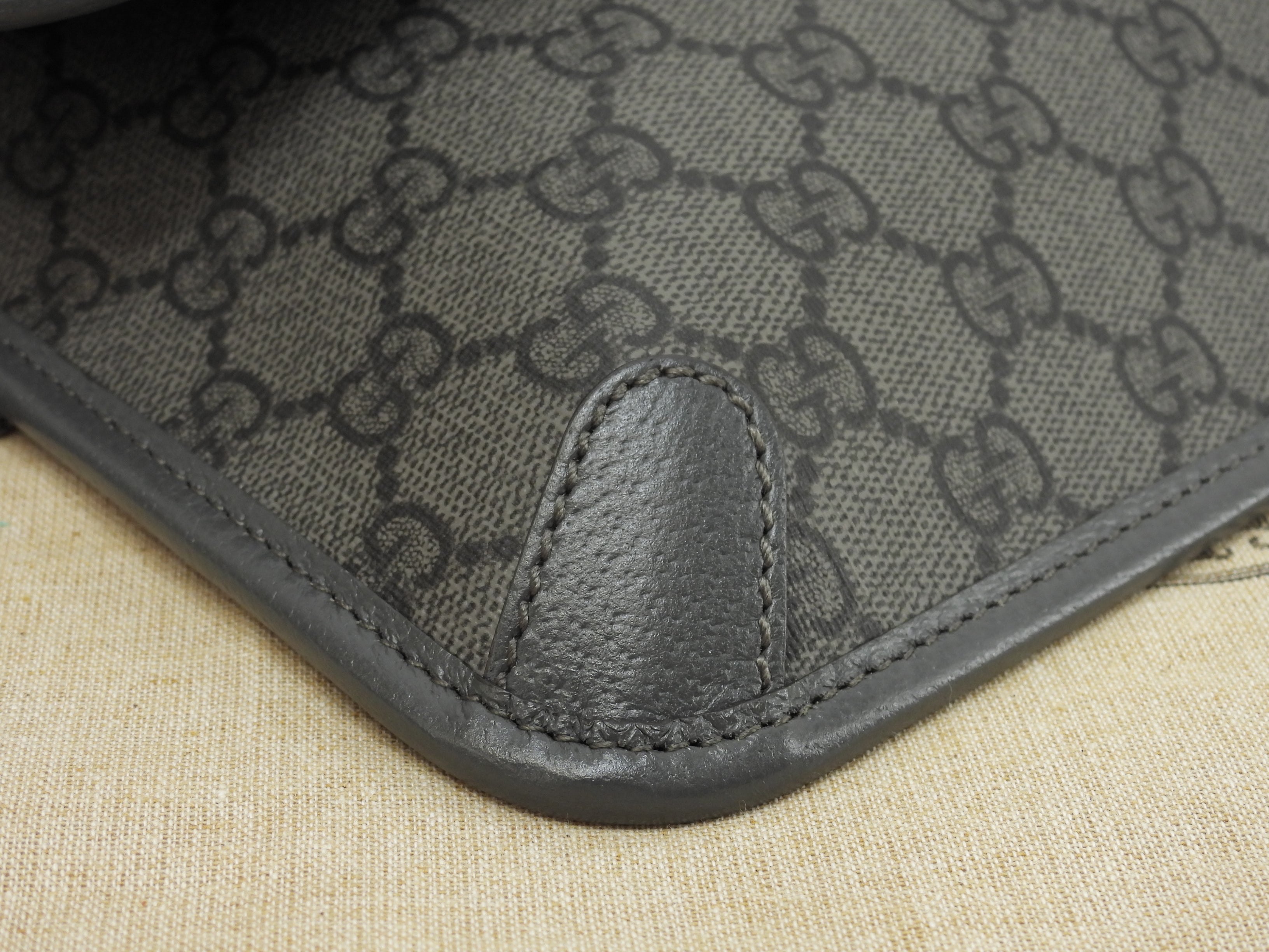 Gucci borsa a tracolla piccola GG Supreme old grigio marsupio bum bag come nuovo @ 8